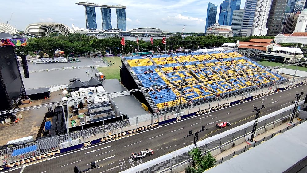 Stand Over the F1 Track